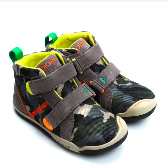 PLAE Other - NIB PLAE Max Suede Steel Camo Kids Sneakers